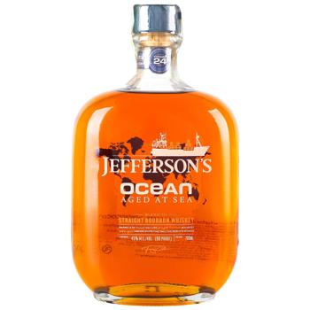 Jefferson's Ocean Bourbon Whiskey 45% 0.7l - buy, prices for MegaMarket - photo 1