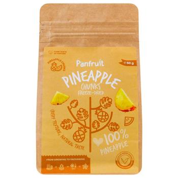 Panfruit Freeze-dried Pineapple Chunks 50g