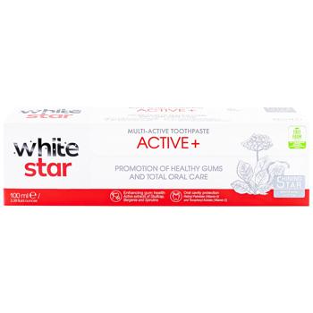 Зубна паста White Star Active+ 100мл - купити, ціни на Cупермаркет "Харків" - фото 2