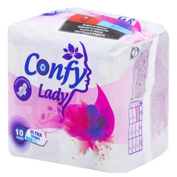 Confy Lady Ultra Normal Sanitary Pads 10pcs - buy, prices for - photo 3