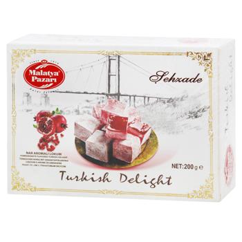 Рахат-лукум Malatya Pazari Шехзаде гранатовый 200г