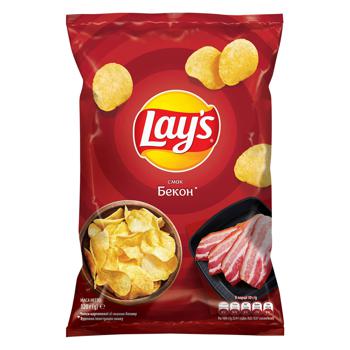 04823063125413 LAY`S ЧІПСИ БЕКОН 120Г