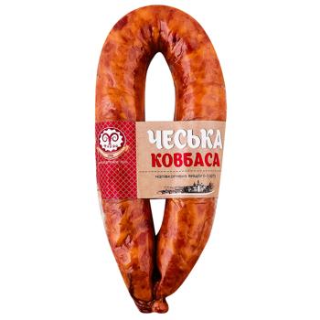 Ковбаса Фарро Чеська напівкопчена вищий сорт - купити, ціни на Чудо Маркет - фото 1