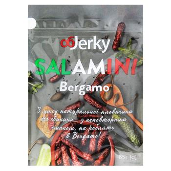 ObJerky Salamini Bergamo Raw-dried Sausages 85g - buy, prices for Auchan - photo 1