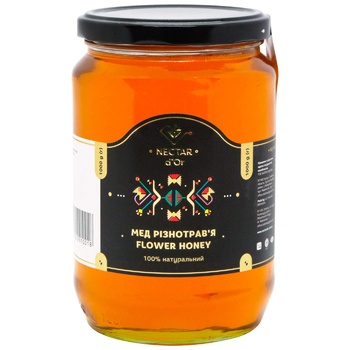 Nectar d'Or herbs honey natural 1000g - buy, prices for Auchan - photo 1