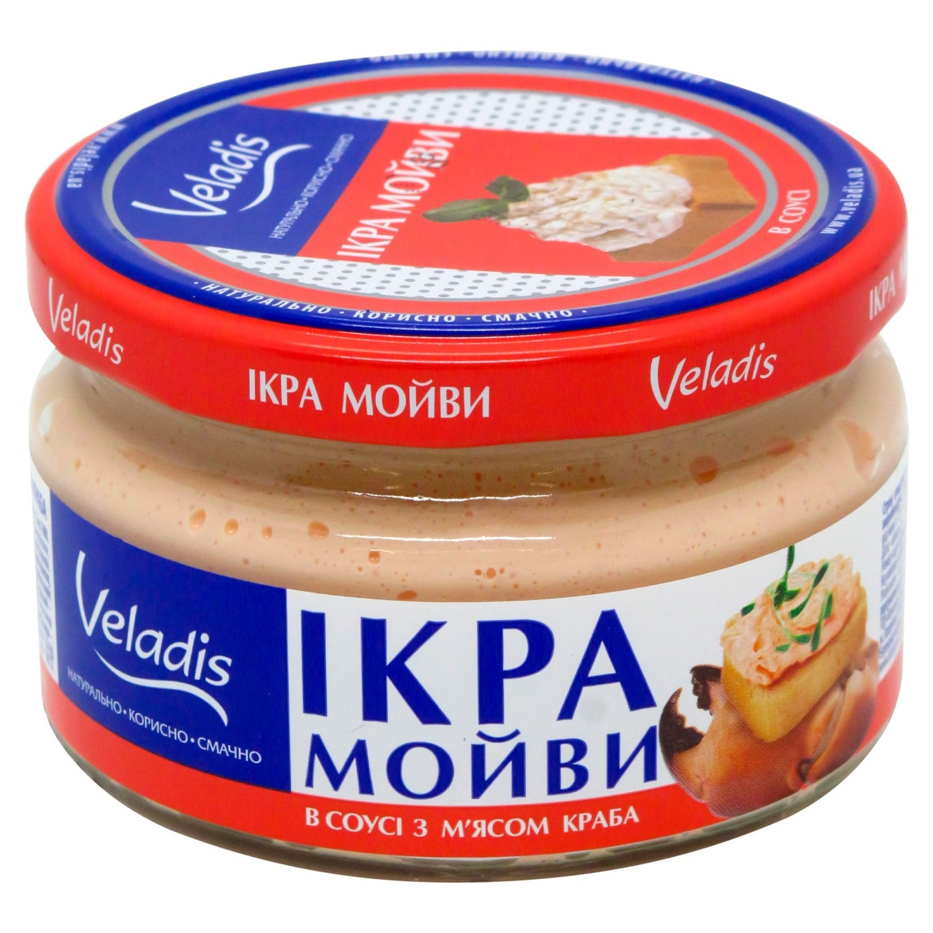 

Икра мойвы Veladis Деликатесная с мясом краба 180г