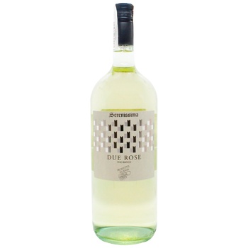 Serenissima Vino Bianco White Dry Wine 11% 1.5l - buy, prices for AlcoHub - photo 1