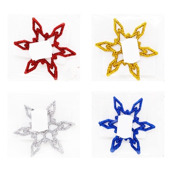 New Year's Snowflake Pendant Decoration 10cm - buy, prices for MegaMarket - photo 1