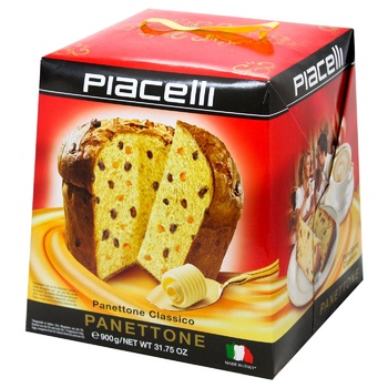 Кекс Piacelli Panettone классический 900г - купить, цены на - фото 1