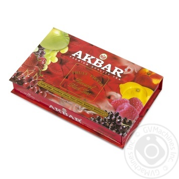 Akbar Fruit Fiesta Tea Set 80pcs*2g - buy, prices for Auchan - photo 3