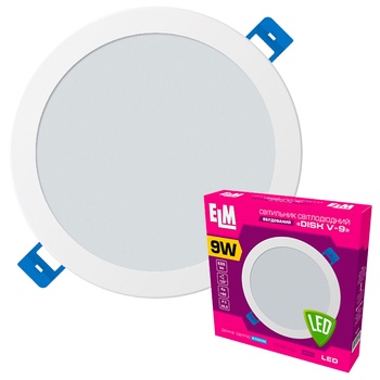 ELM Lamp LED Built-in Round Disk V 9W 6500 26-0055 - buy, prices for MegaMarket - photo 2