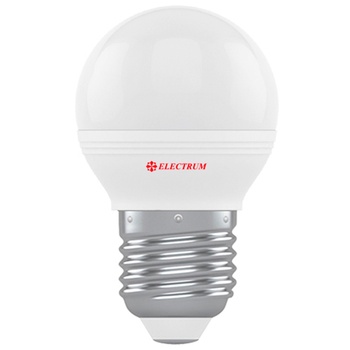 Лампа Electrum Led куля D45 6W Е27 3000K A-LB-1873 - купити, ціни на МегаМаркет - фото 1