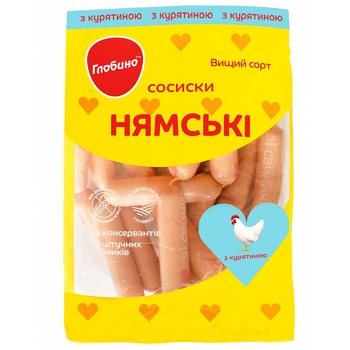 Globino Niamski Chicken Sausages - buy, prices for Tavria V - photo 1