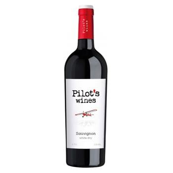 Pilot's Wines Sauvignon White Dry Wine 11% 0.75l - buy, prices for - photo 1