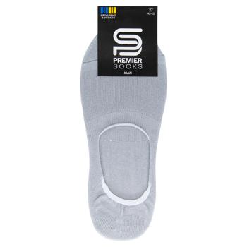 Подследники Premier Socks мужские р.25, 27, 29 светло-серый - купить, цены на ЕКО Маркет - фото 1