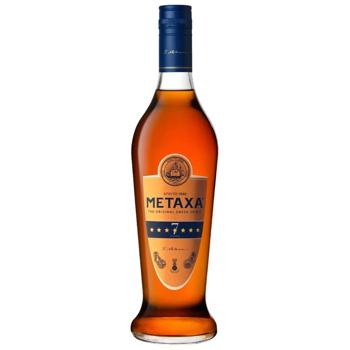 Metaxa 7 Stars Alcoholic Drink 40% 0.7l - buy, prices for COSMOS - photo 1