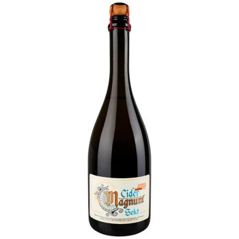 Сидр Magnum Sekt игристый сухой 8% 0,7л - купить, цены на AlcoHub - фото 1