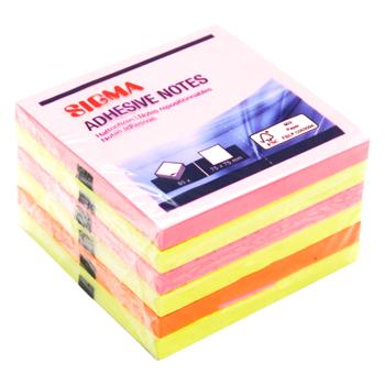 Бумага для заметок Sigma 75х75мм 6 блоков х 80 листов - купить, цены на METRO - фото 4