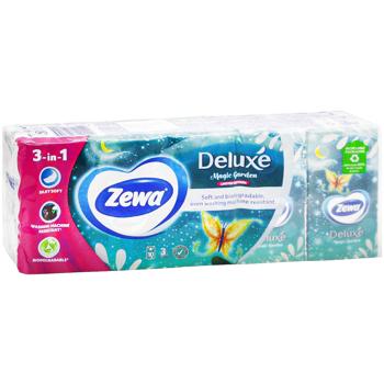 Zewa Deluxe Paper handkerchiefs 3 layers of 10 packages of 10 pcs - buy, prices for Za Raz - photo 3
