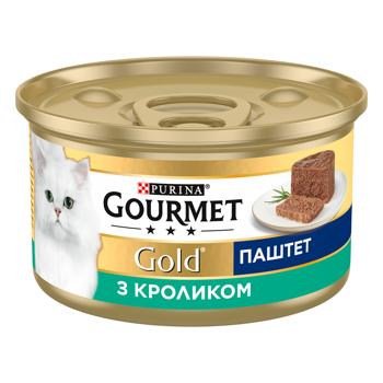 Gourmet Gold Wet Food with Rabbit for Adult Cats 85g - buy, prices for MasterZoo - photo 1