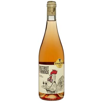 Bistrot de France Syrah Dry Rose Wine 12.5% 0.75l - buy, prices for ULTRAMARKET - photo 1