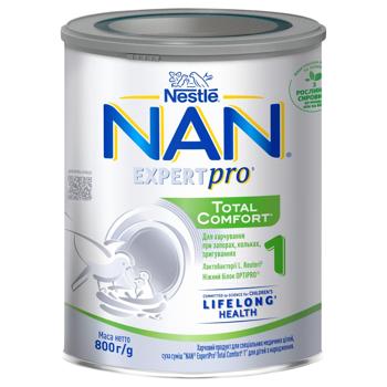 NESTLÉ® NAN® ExpertPro Total Comfort 1 Dry Milk Mixture for Special Medical Purposes for Children from Birth 800g - buy, prices for METRO - photo 1