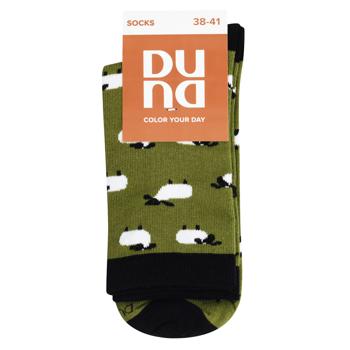 Duna Unisex Socks s.24-26 Olive - buy, prices for NOVUS - photo 1