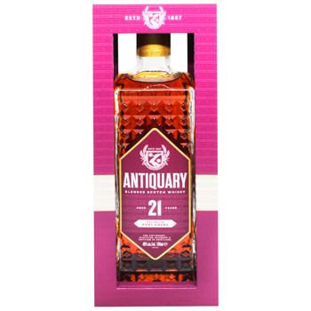 Віскі Tomatin Distillery Antiquary 21YO (gift box) 0.7 л - купить, цены на - фото 3