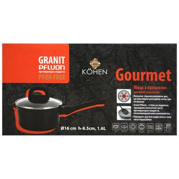Kohen Gourmet Pan with Lid 1.6l - buy, prices for Za Raz - photo 6