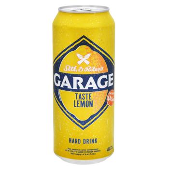 Пиво Seth&Riley's Garage Lemon светлое специальное 4,6% 0,48л - купить, цены на Эпицентр FOOD - фото 1