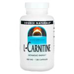 Source Naturals L-Carnitine 500mg 120 capsules