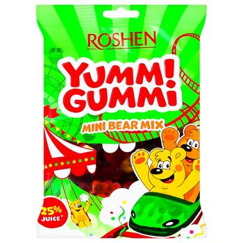 Цукерки Roshen Yummi Gummi Mini Bear Mix желейні 165г - купити, ціни на Ідеал - фото 1