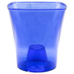 Кашпо для горщиків орхідейних квадро фіолетове