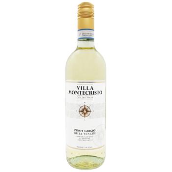 Villa Montecristo Pinot Grigio Venice White Dry Wine 12% 0.75l