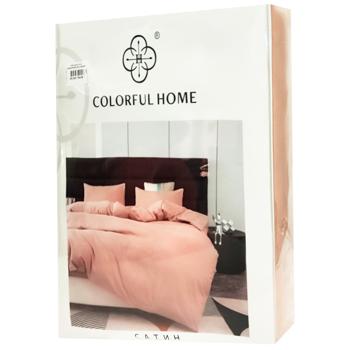 КПБ Colorful Home 200х230/180х200+25см вишивка - купити, ціни на Cупермаркет "Харків" - фото 2