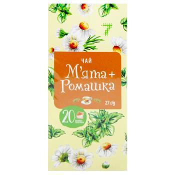 Чай трав'яний 7 М'ята + Ромашка 20шт - купити, ціни на MasterZoo - фото 2