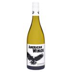Вино American Wings Chardonnay белое полусухое 12,5% 0,75л