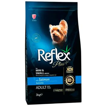 Корм сухой Reflex Plus Adult с лососем для собак малых и миниатюрных пород 3кг - купить, цены на MasterZoo - фото 1