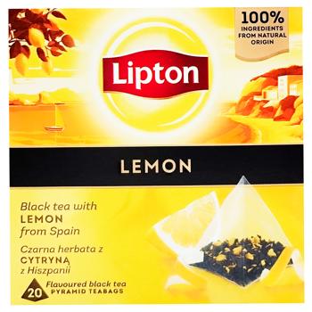 Lipton Lemon Black Tea 1.7g*20pcs - buy, prices for Supermarket "Kharkiv" - photo 2