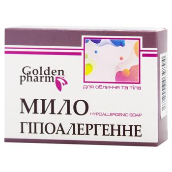 Мыло Golden Pharm гипоаллергенное 70г - купить, цены на МегаМаркет - фото 1