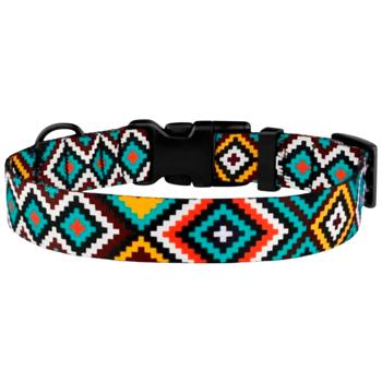 Barksi BronzeDog Urban Гуцульский нейлоновий нашийник для собак S - різнокольоровий - купити, ціни на MasterZoo - фото 2