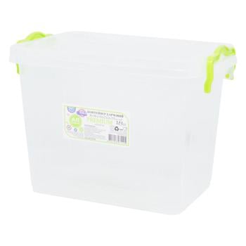 Premium №4 Food container high with lid 141X212X153mm 2.5l - buy, prices for Auchan - photo 1