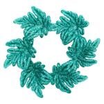 Turquoise Leaves Wreath Decoration