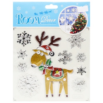 Christmas Window Stickers in Assortment - buy, prices for - photo 6