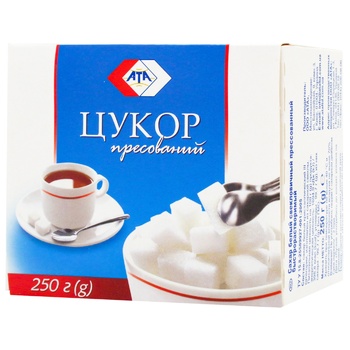 Цукор АТА пресований кубики 250г - купити, ціни на ULTRAMARKET - фото 1