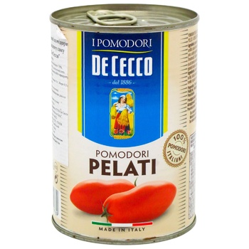 De Cecco Tomatoes Peeled in Own Juice 400g - buy, prices for ULTRAMARKET - photo 1