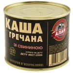 Каша Алан гречана зі свининою консервована 525г