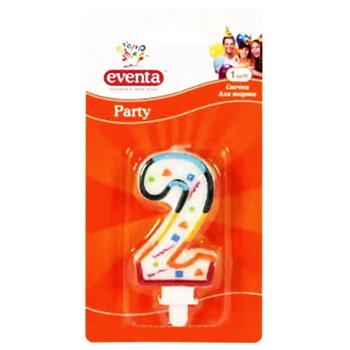 Eventa Number 2 Cake Candle - buy, prices for Tavria V - photo 1