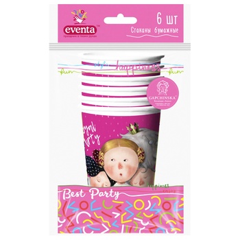 Eventa Paper Glasses 6pc*250ml - buy, prices for - photo 2