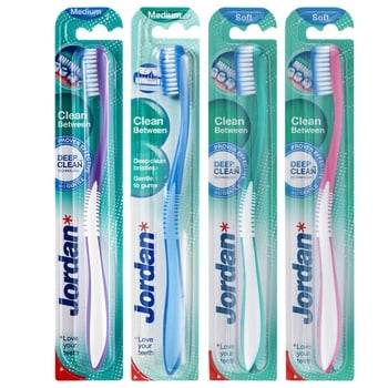 Jordan Clean Between Medium Hardness Toothbrush - buy, prices for EKO Market - photo 1